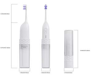 Hydropulseur et brosse à dents électrique 2-en-1 pour des dents propres et saines - Product Image 1