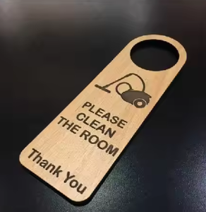 Panneau <span class=keywords><strong>de</strong></span> suspension <span class=keywords><strong>de</strong></span> porte en liège naturel écologique personnalisé Ne pas déranger <span class=keywords><strong>Plaque</strong></span> pour la maison Hôtel Maison Resort Flyer Board - Product Image 2