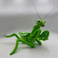 Peluche géante Mantis Épée de Simulation ultra douce avec rembourrage en coton PP, jouet anti-stress, cadeau animal en peluche