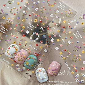 Pegatinas 3D Autoadhesivas para <span class=keywords><strong>Uñas</strong></span> <span class=keywords><strong>con</strong></span> Diseño de Hojas <span class=keywords><strong>Secas</strong></span> y Desgastadas en Colores Otoñales Feng Shui, Decoración Dulce para Chicas - Product Image 6