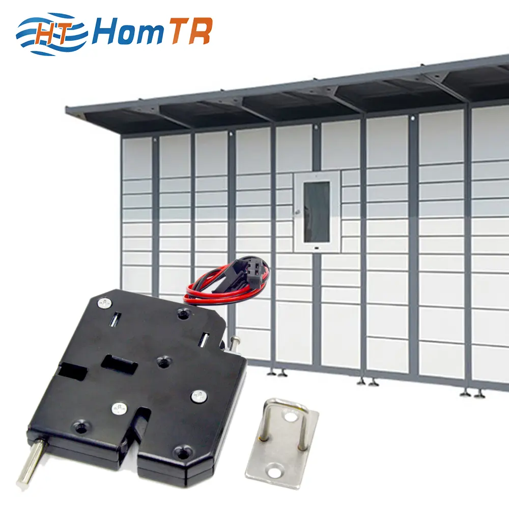 HomTR Stainless Steel Electromagnetic Lock Intelligent Digital Lock For Logistic Locker And Express Locker