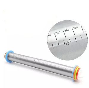 Small Moq French <b>Pins</b> Baking Adjustable <b>Rolling</b> <b>Pin</b> With Thickness Rings Dough Roller for Cookie Pastry Pizza - Product Image 3