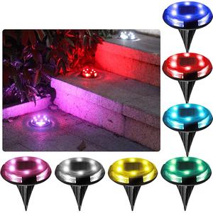 Lámpara Solar de Jardín Lu Yao con 10 LED, Impermeable, para Exteriores, Césped, Paisaje, Decorativa, con Interruptor Manual - Product Image 1