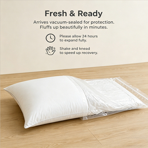Almohada de Cama y Cojín de Sofá con Soporte para el Cuello en 7 Tamaños, <span class=keywords><strong>Relleno</strong></span> 50% <span class=keywords><strong>Plumas</strong></span> de Ganso y 50% Poliéster - Product Image 4