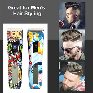 Cortadora de Pelo Profesional para Hombres, Recortadora de <span class=keywords><strong>Barba</strong></span>, Máquina de Cortar Pelo con Cuchilla en T de 0.1mm para Cabeza Rapada - Product Image 3