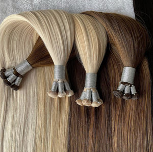 Nova Tendência: Extensão de Cabelo Genius Weft Invisível com Volume e Espessura Perfeitos, Conforto Russo, Pode Ser Cortada - Product Image 2