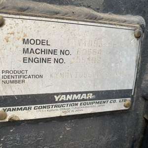 Yanmar 55 Hoge Kwaliteit Japan Hydraulische 5 Ton Rupsgraafmachine Yanmar 55 Japan Yanmar Hydraulische Graafmachine - Product Image 6