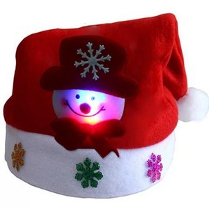 Chapeau <span class=keywords><strong>de</strong></span> Noël en peluche LED Père Noël Nouveau <span class=keywords><strong>Beau</strong></span> Décoration <span class=keywords><strong>de</strong></span> Noël Chapeau <span class=keywords><strong>de</strong></span> Noël - Product Image 3