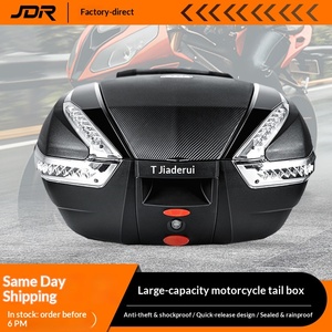 Vente en gros d'usine, <span class=keywords><strong>coffre</strong></span> de rangement arrière extra large en ABS <span class=keywords><strong>pour</strong></span> moto et vélo électrique, 47L - Product Image 6