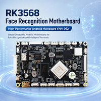 Placa Base con Reconocimiento Facial RK3568 1TOPS NPU Android 11, Cámara Dual Wiegand para Terminales de Control de Acceso Inteligente