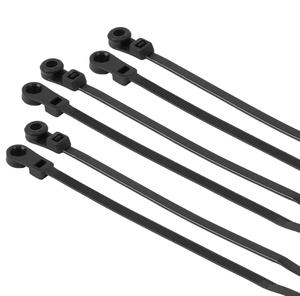 100個入り セルフロック式取り付け可能ヘッドケーブルタイ <span class=keywords><strong>3</strong></span>*120mm 固定ナイロンジップタイ 環境に優しいネジ - Product Image 5