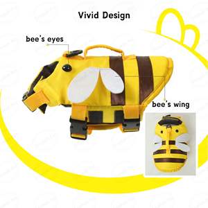 प्यारा डिज़ाइन पालतू स्विमवीयर डूबने से बचाने वाला वाटरप्रूफ हाई फ्लोटिंग डॉग कैट लाइफवेस्ट पालतू कपड़े - Product Image 3