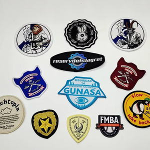 Tùy Chỉnh 3D Thêu Dệt Các Bản Vá Lỗi Phù Hiệu Có Thể Giặt Mật Độ Cao Nhà Máy Trực Tiếp Polyester Cho Quần Áo Túi Nhãn - Product Image 6