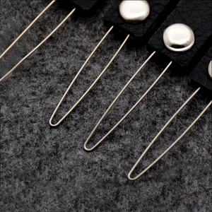 Flacher Leder knopf flaches Gummiband <span class=keywords><strong>304</strong></span> Edelstahl Katapult Zubehör Schleuder Zubehör Stahl Schleuder - Product Image 2