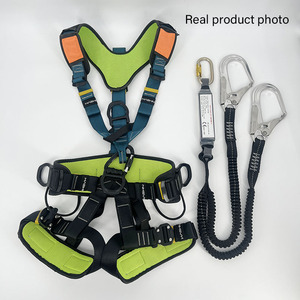 Đầy đủ cơ thể năm điểm trên không làm việc bảo vệ thắt lưng có thể tháo rời cứu hộ cứu hỏa vành đai an toàn - Product Image 5