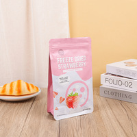 Sachet Doypack en plastique composite de qualité alimentaire pour emballage de noix séchées, avec impression personnalisée et fermeture éclair, pour diverses variétés de noix.
