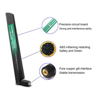Antenne externe flexible en caoutchouc 5G 4G LTE pour routeur GSM WiFi, antenne à gain élevé 18dbi pleine bande