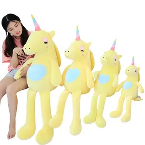 Sang trọng Kích Thước Lớn Mềm Gối/Sang Trọng Nhồi Bông Khổng Lồ Unicorn Sofa Gối Đệm Trang Trí Nhà/sang trọng gối lân đồ chơi