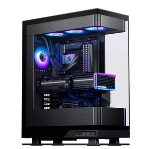 Chasis de aluminio ATX de escritorio para juegos de 360 ° con ventana de vista panorámica EVOLV X2 - Product Image 2