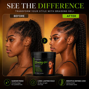 Gel Fixateur Sunpinherb Marque Privée – Sans Résidus, Fixation Forte pour Dreadlocks, Tresses Africaines et Coiffures Protectrices - Product Image 3