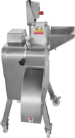 Automatische RVS Snijmachine 0,75kW voor Groente- & Fruitverwerkingsbedrijven Aardappel Wortel Ui Pompoen Taro
