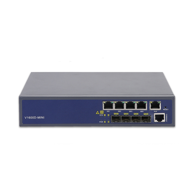 OPTFOCUS EPON OLT 4PON 7dB 8dB 9dB GBIC EPON OLT C++ SFP Support VLAN Compatible with All Brand of 256 ONUs