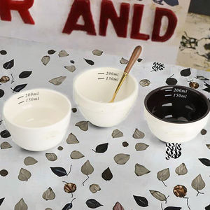 Tazón de Degustación de Café Estándar <span class=keywords><strong>SCA</strong></span> con Cuchara de Acero Inoxidable, Juego de Tazones de Cerámica para Degustación de Café, Accesorios para Baristas - Product Image 3