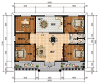 Maison préfabriquée, structure en acier léger, bâtiment, villa, maison de luxe, villa préfabriquée