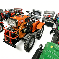 Mini Tractor de 4 Ruedas Multifuncional para Arrozales y Terrenos Secos