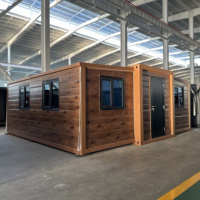 Maison mobile préfabriquée avec deux chambres à coucher et salle de bain complète petite maison mobile
