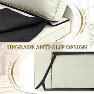 <span class=keywords><strong>Housse</strong></span> de meubles sectionnelle de style luxueux noir résistante aux rayures pour usage hôtelier Prix d'usine - Product Image 5