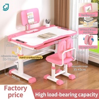 Ensemble de bureau et chaise d'étude pour enfants, design moderne, hauteur réglable, confortable, meubles pour la maison, l'école et le salon