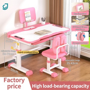 Juego de Silla y <span class=keywords><strong>Escritorio</strong></span> de Estudio para Niños con Diseño Moderno y Altura Ajustable, Muebles Cómodos para el Hogar, la Escuela y la Sala de Estar - Product Image 6