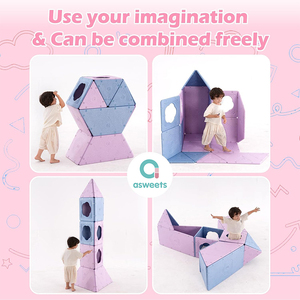 Asweets Panneau Éducatif STEM Magnétique, Jouet à Développement Libre, Stimule la Créativité et la Résolution de Problèmes, Maison de Jeu Magnétique pour l'<span class=keywords><strong>Apprentissage</strong></span> des Enfants - Product Image 5