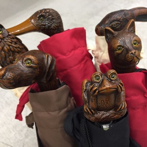 Custom 21/23 Inch Folding <b>Umbrella</b> Design <b>Umbrella</b> with logo Zodiac Animal Wooden Handle <b>Umbrella</b> Gift Set for Business Travel - Product Image 5