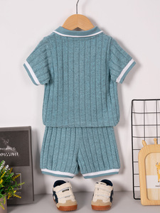 PSJ-Y0 Nouvel ensemble unisexe pour enfants avec vêtements courts pour enfants Vente en gros Ensemble <span class=keywords><strong>de</strong></span> vêtements d'été pour garçons et filles - Product Image 5
