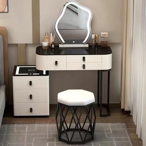 EMMA Light Luxury Minimalist Bedroom Dressing <b>Table</b> with <b>Mirror</b> - Product Image 4