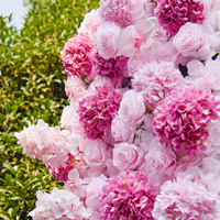 COLOTISAN Fleurs en soie rose rose de haute qualité Décoration de mariage artificielle pour événements et fêtes pour cadeaux et bricolage-Fabriqué en Chine