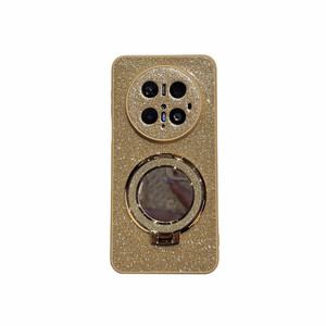 Étui de téléphone portable de luxe pour filles avec anneau miroir brillant pour Huawei Mate 60 70 Pro, <span class=keywords><strong>coque</strong></span> arrière pour Huawei P70 Nova 12 <span class=keywords><strong>13</strong></span> Pro - Product Image 1