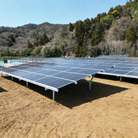 Système de montage pour centrale solaire à grande échelle, rail de panneau solaire, support au sol en aluminium, structure de montage au sol photovoltaïque
