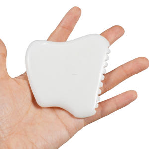 Herramienta <span class=keywords><strong>de</strong></span> Masaje Gua Sha <span class=keywords><strong>de</strong></span> Jade Blanco Más Vendida, Peine Bian Gua Sha con Caja <span class=keywords><strong>de</strong></span> Regalo para Drenaje Linfático <span class=keywords><strong>de</strong></span> Cara, Cuello, Cabeza y Cuerpo - Product Image 2