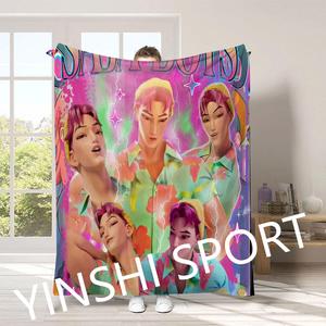 3000 + Thiết Kế Tốt Nhất Phim Hoạt Hình Phim Hoạt Hình Kpop Quỷ Thợ Săn Saja Chàng Trai Chăn Siêu Mềm Flannel Sofa Du Lịch Hoạt Hình Hổ Chăn - Product Image 3