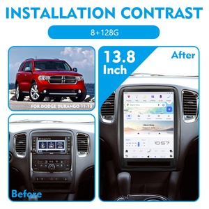 Navihua 13.8 Inch Android Touch Screen Radio Carplay Stereo for Dodge Durango Stereo 2011 2012 2013 GPS Car Navigation - Product Image 6