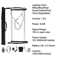 Lumière LED de paddleboard avec batterie rechargeable Système d'éclairage LED coloré avec sac de transport pour planche à pagaie SUP