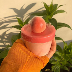 CHENXI Nouveau Style Créativité Unique Slime Rose Fruité Translucide Anti-stress DIY Slime Parfumé Pêche - Product Image 6