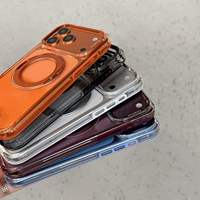 Convient pour iPhone 18promax Étui de téléphone ultra-fin avec support rotatif à 360 degrés, coque arrière givrée 17pro, protection contre les chocs