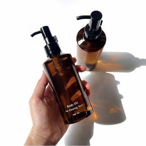 Быстрая доставка, оптовая продажа, пустые масляные бутылки для корпуса, 200 мл, янтарного цвета, диспенсер для масла, пластиковая бутылка для масла - Product Image 4