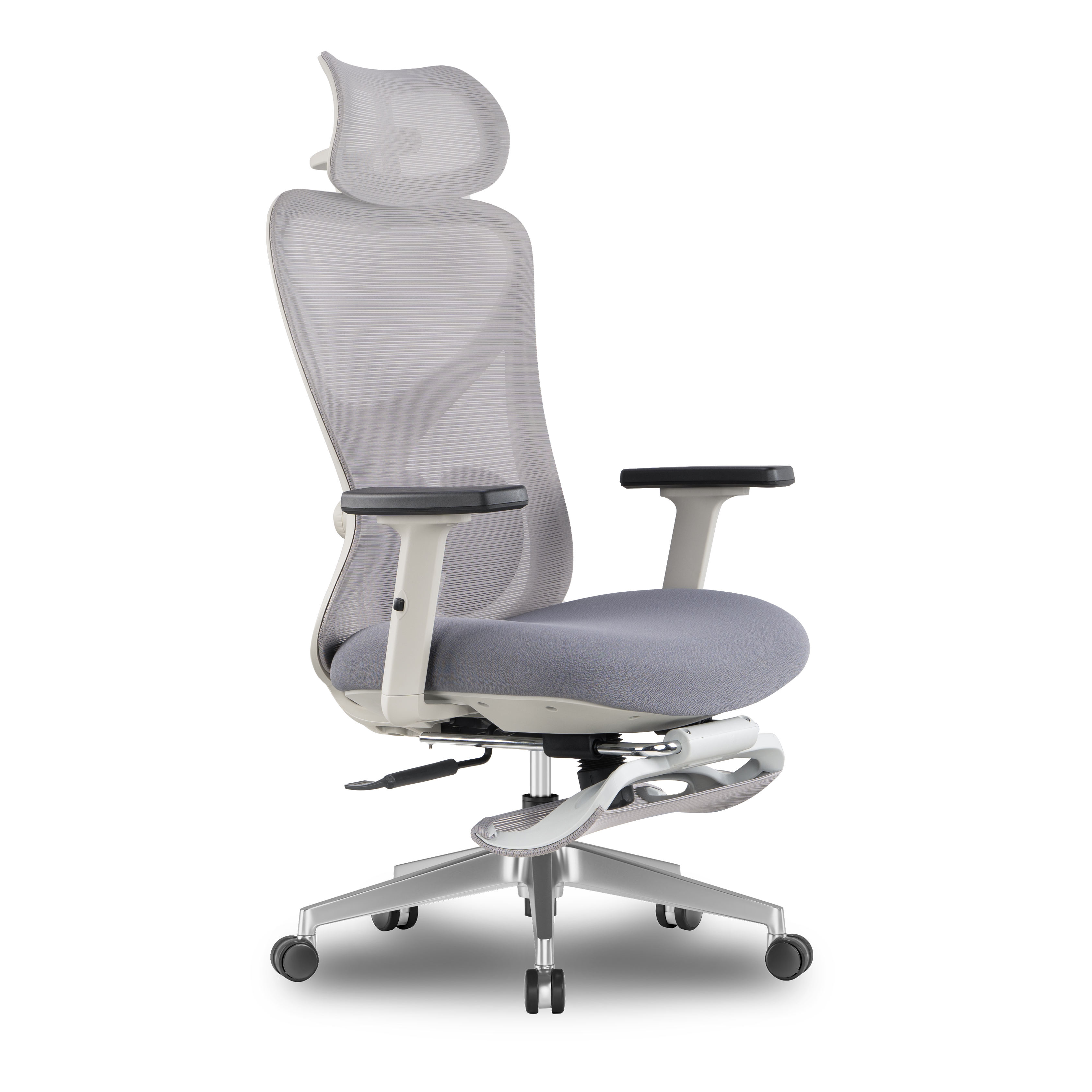 Gris foncé + Main courante mobile + Appui-tête + Pédale