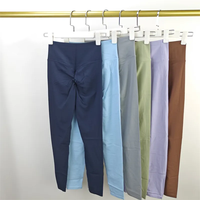 Pantalons de yoga à séchage rapide, ajustés, avec effet ventre plat et sculptant, taille haute pour la remise en forme et la course à pied des femmes