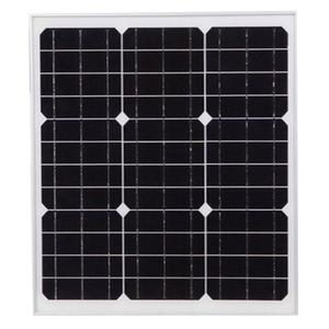 แผงโซลาร์เซลล์โมโนคริสตัลไลน์สีดำทั้งหมด 40W 18V 156.75 มม.x156.75 มม. ขนาดเซลล์  แหล่งจ่ายไฟบ้านแบบพกพา - Product Image 1